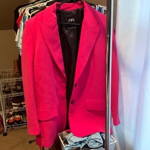 Hot pink blazer size small